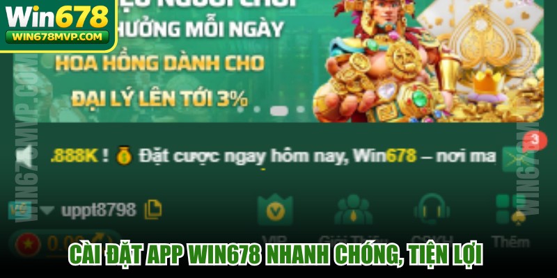 Cài đặt app WIN678 nhanh chóng, tiện lợi trên hệ điều hành IOS